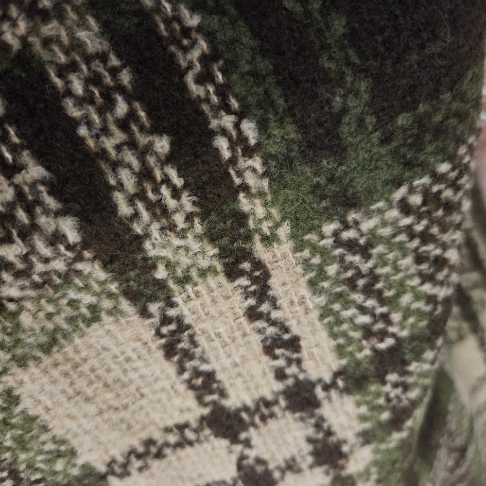 Check patterned wool strap dress - Picture 4 of 7